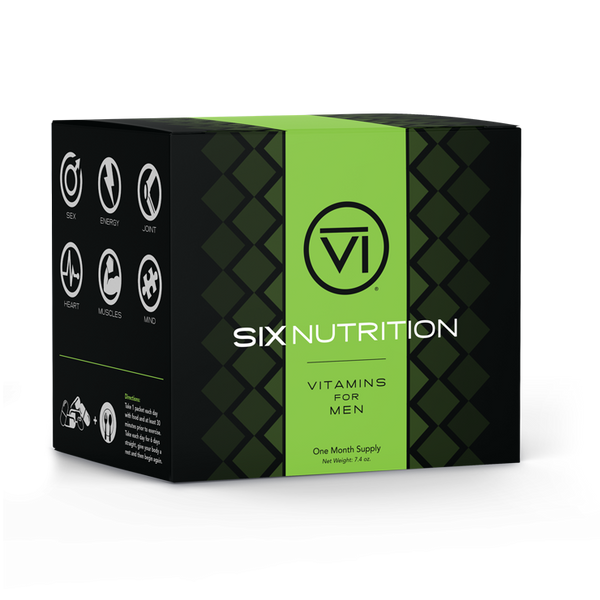 SIX Nutrition, Men's Complete Daily Vitamin Pack, One-Month-Supply