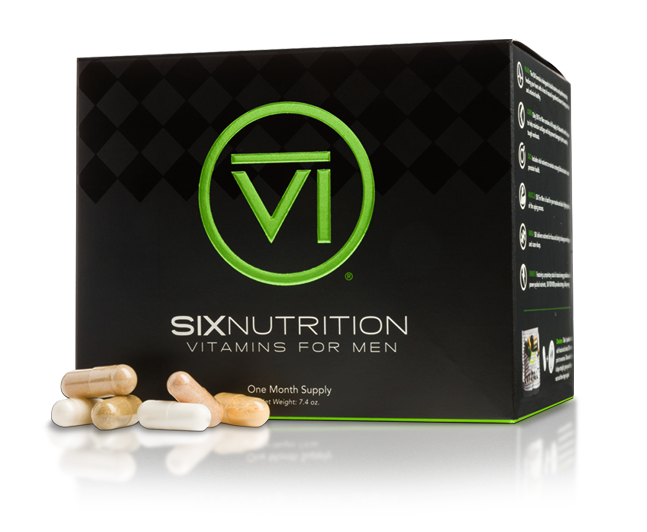 SIX Nutrition, Men's Complete Daily Vitamin Pack, One Month Supply