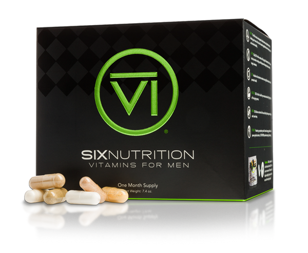 SIX Nutrition, Men's Complete Daily Vitamin Pack, One Month Supply